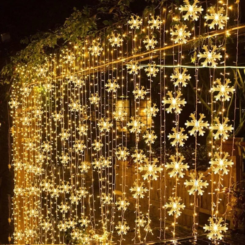 Decoração de Natal - Iluminação LED Natalina SnowFlake