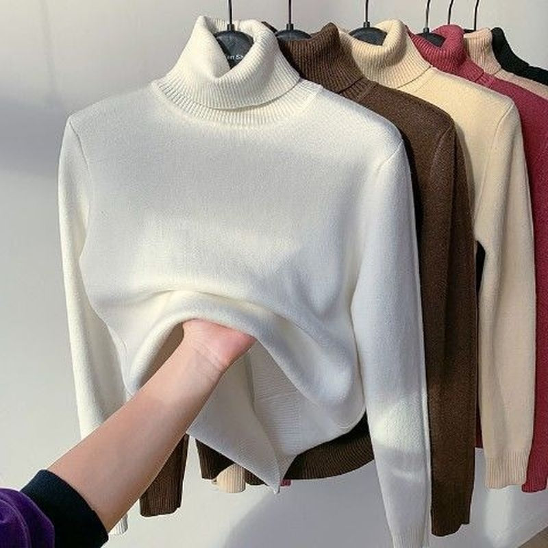 Suéter De Punto Térmico Para Hombre, Camiseta De Manga Larga Con Cuello Redondo Tejido Con Acido Hialuronico Negro