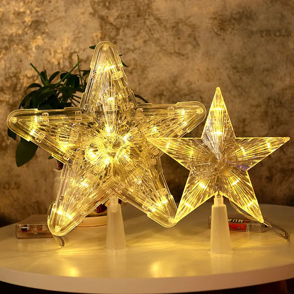 Decoração de Natal - Estrela LED P/ Árvore de Natal StarChrist