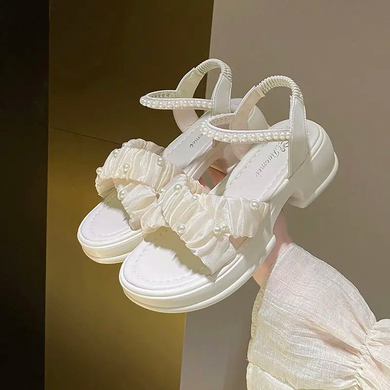 Sandália Ortopédica Papete Feminina Perola Moda Cor - Lançamento 2024