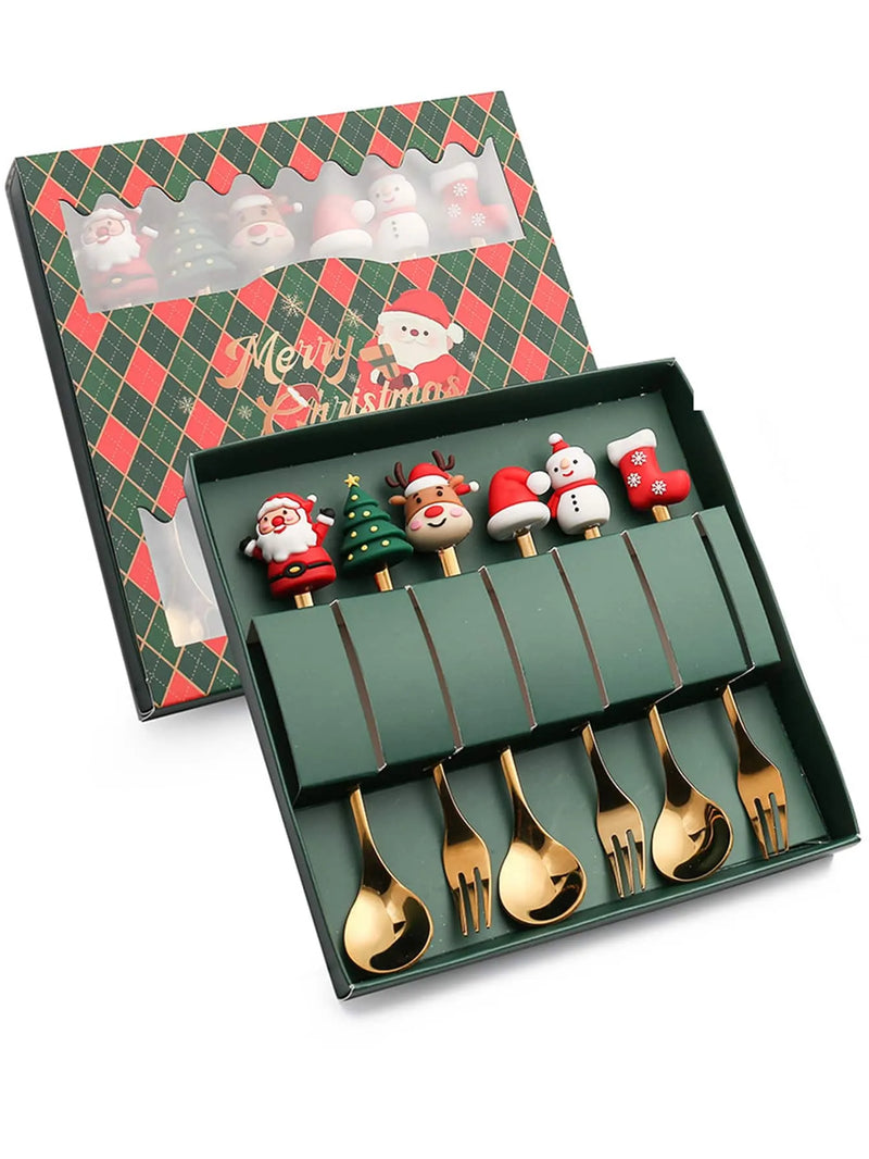 Decoração de Natal - Kit Talheres Natalinos MerryBerry