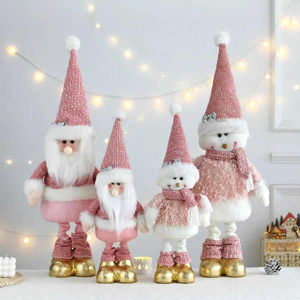 Decoração de Natal - Bonecos Elásticos Rosa StretchyDolls