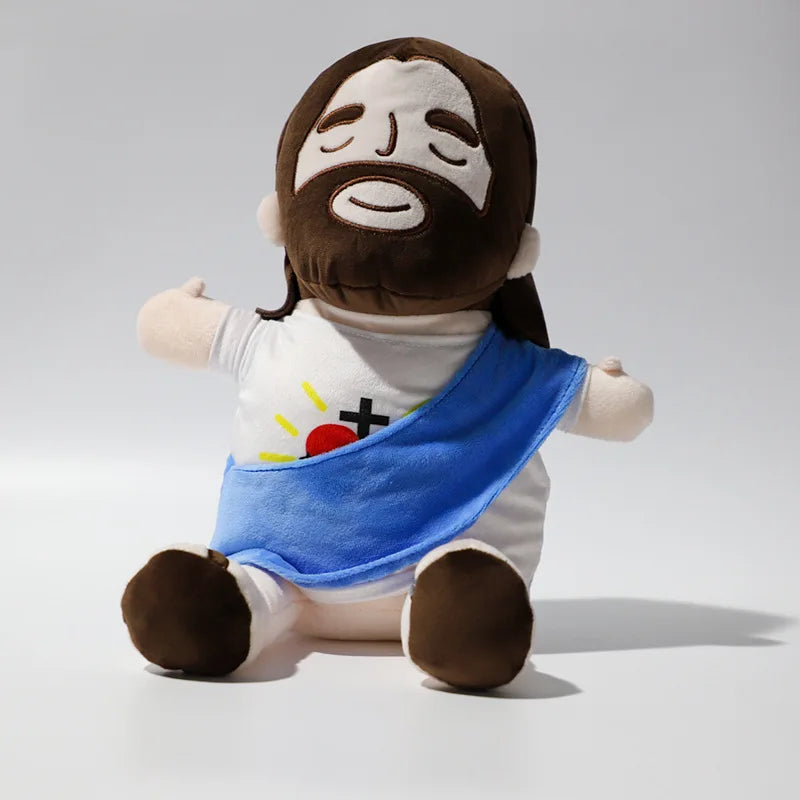 Pequeno Jesus de Pelúcia que Respira