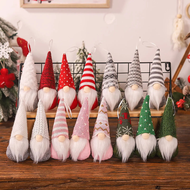 Decoração de Natal - Kit 3 Gnomo Barbudo Natalino BeardedGnome