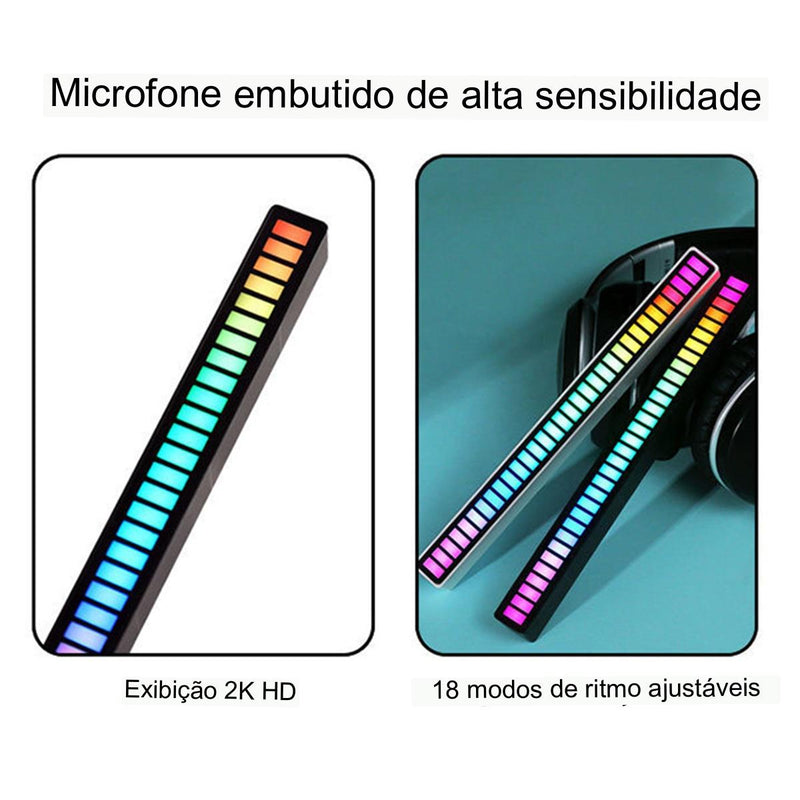 Luz Led Com Captação Sonora