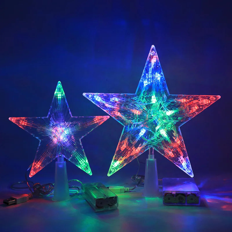 Decoração de Natal - Estrela LED P/ Árvore de Natal StarChrist