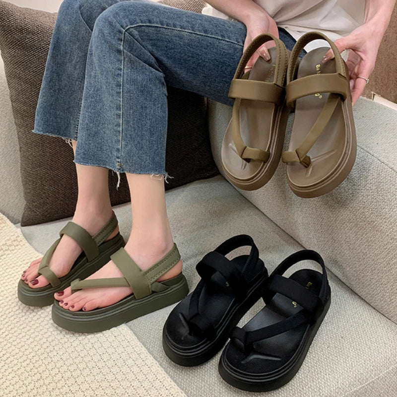 Sandália Ortopédica Papete Feminina Nature Moda Cor - Lançamento 2024