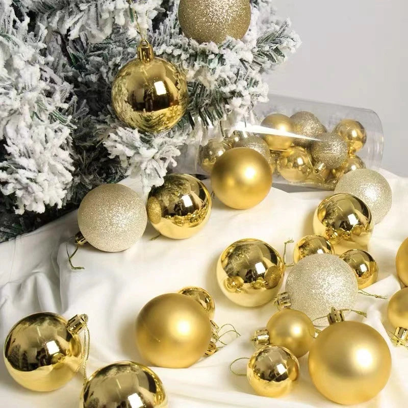 Decoração de Natal - Kit 24 Bolas Natalinas ColorBalls