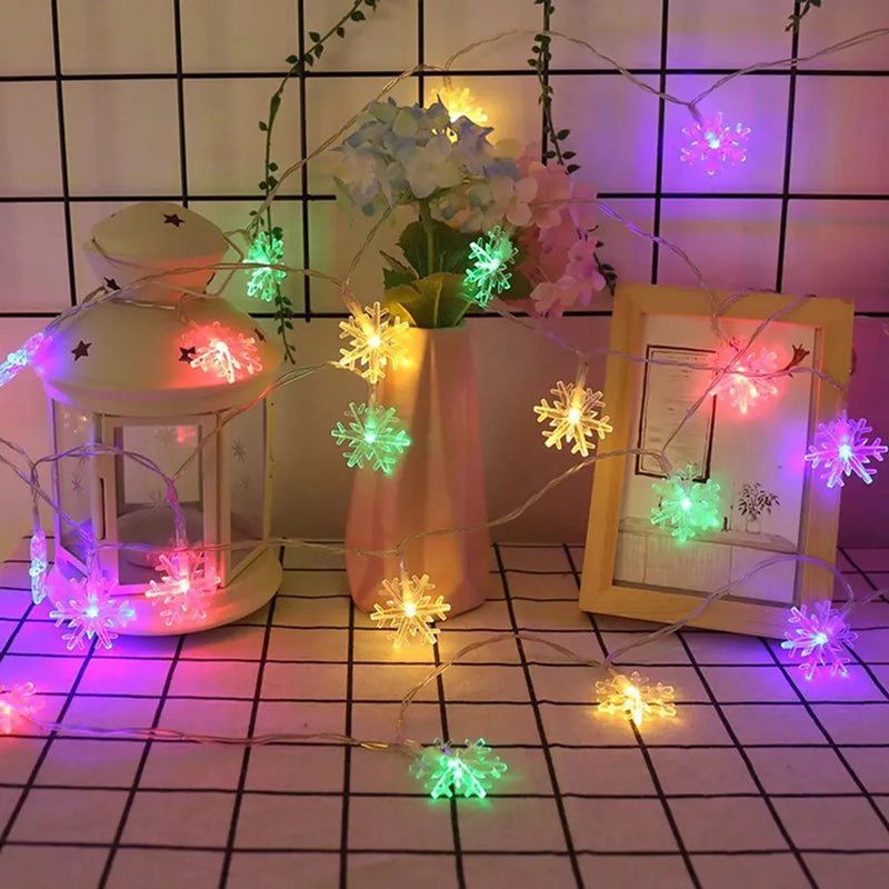 Decoração de Natal - Iluminação LED Natalina SnowFlake