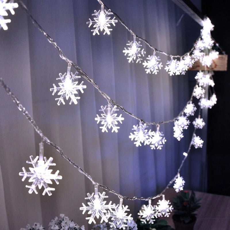 Decoração de Natal - Iluminação LED Natalina SnowFlake