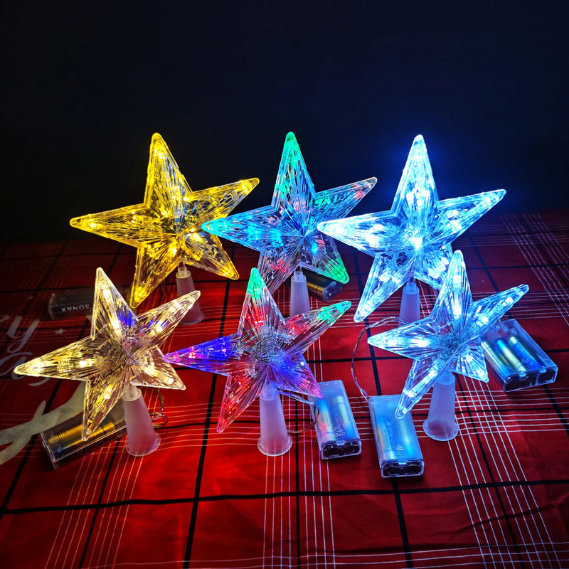 Decoração de Natal - Estrela LED P/ Árvore de Natal StarChrist