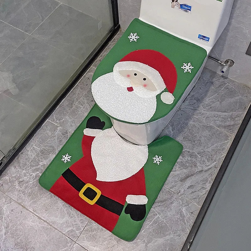 Decoração de Natal - Conjunto de Banheiro ChristBath