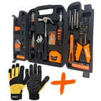 Kit de Ferramentas Max Sparta de 129 peças + Luva grossa Touch.