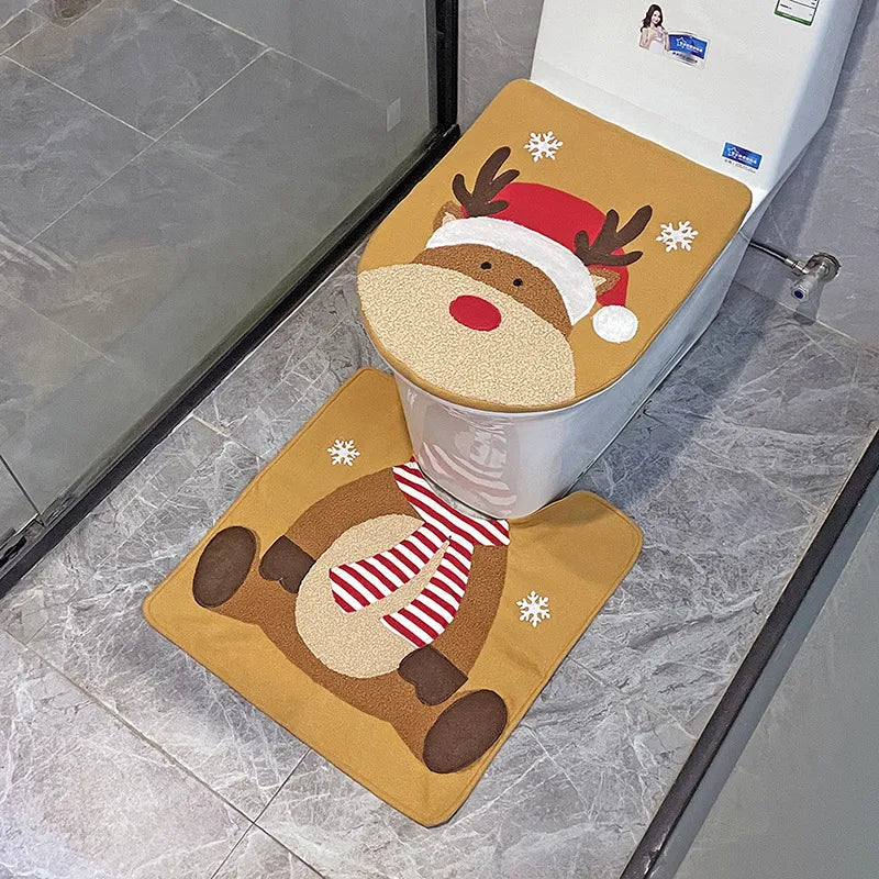 Decoração de Natal - Conjunto de Banheiro ChristBath