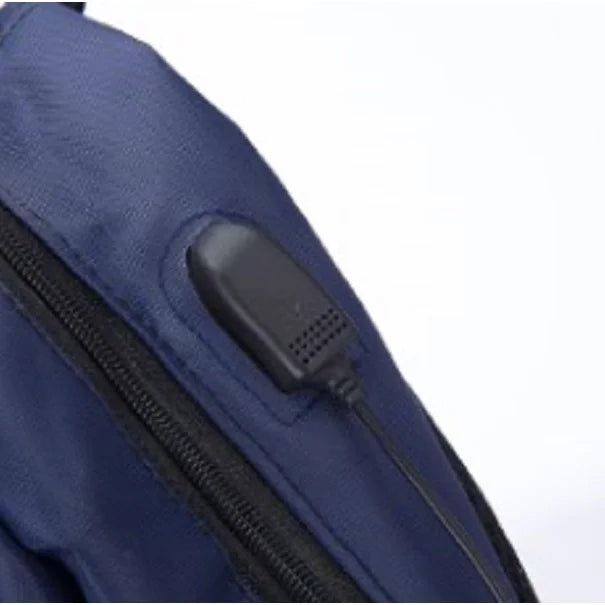 Mochila Bolsa Escolar Reforçada Impermeavel C/ USB - CommuteCraft