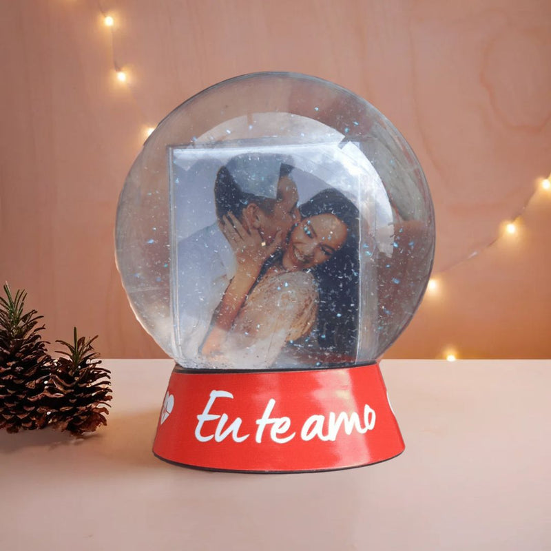 Globo de Neve LED Personalizado Dia Dos Namorados - Lançamento