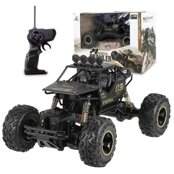 Carrinho Controle Remoto 4x4 Monster Truck Rock Crawler