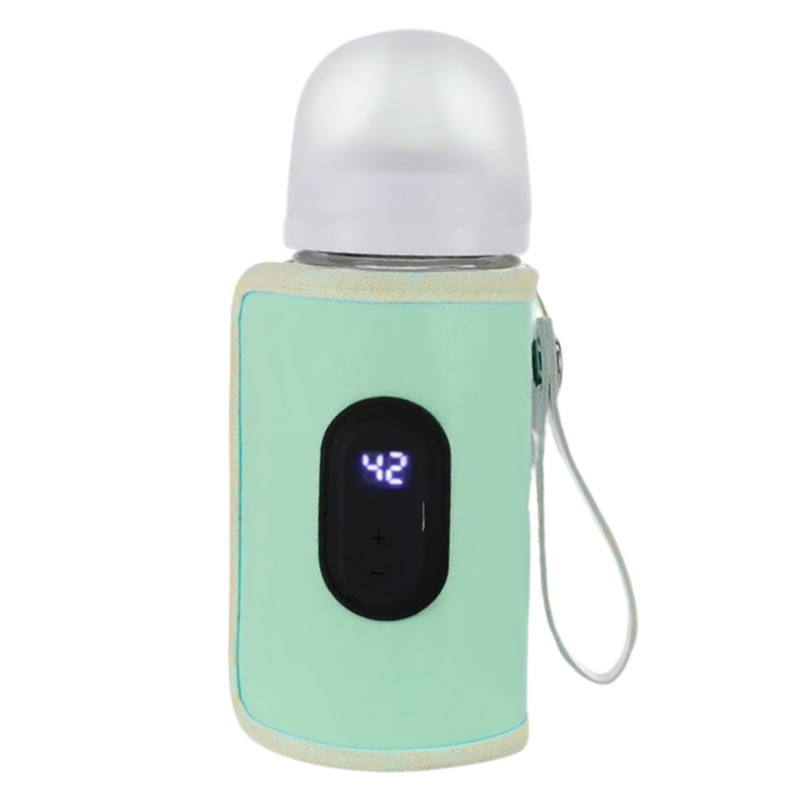 Aquecedor de Mamadeira Portátil USB Ajustável Térmico Viagem Bebê Passeio Leite Quente - ThermoBaby™