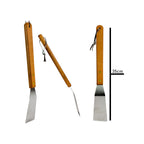 Kit Churrasco Inox 10 Itens - Aço Inox