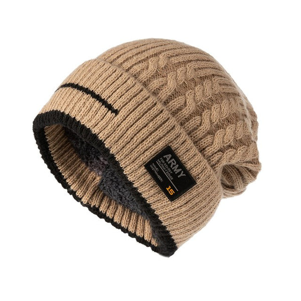 Gorro Touca Forrado Peluciado Unissex Inverno Tricô