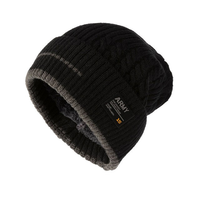 Gorro Touca Forrado Peluciado Unissex Inverno Tricô