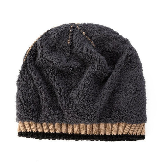 Gorro Touca Forrado Peluciado Unissex Inverno Tricô