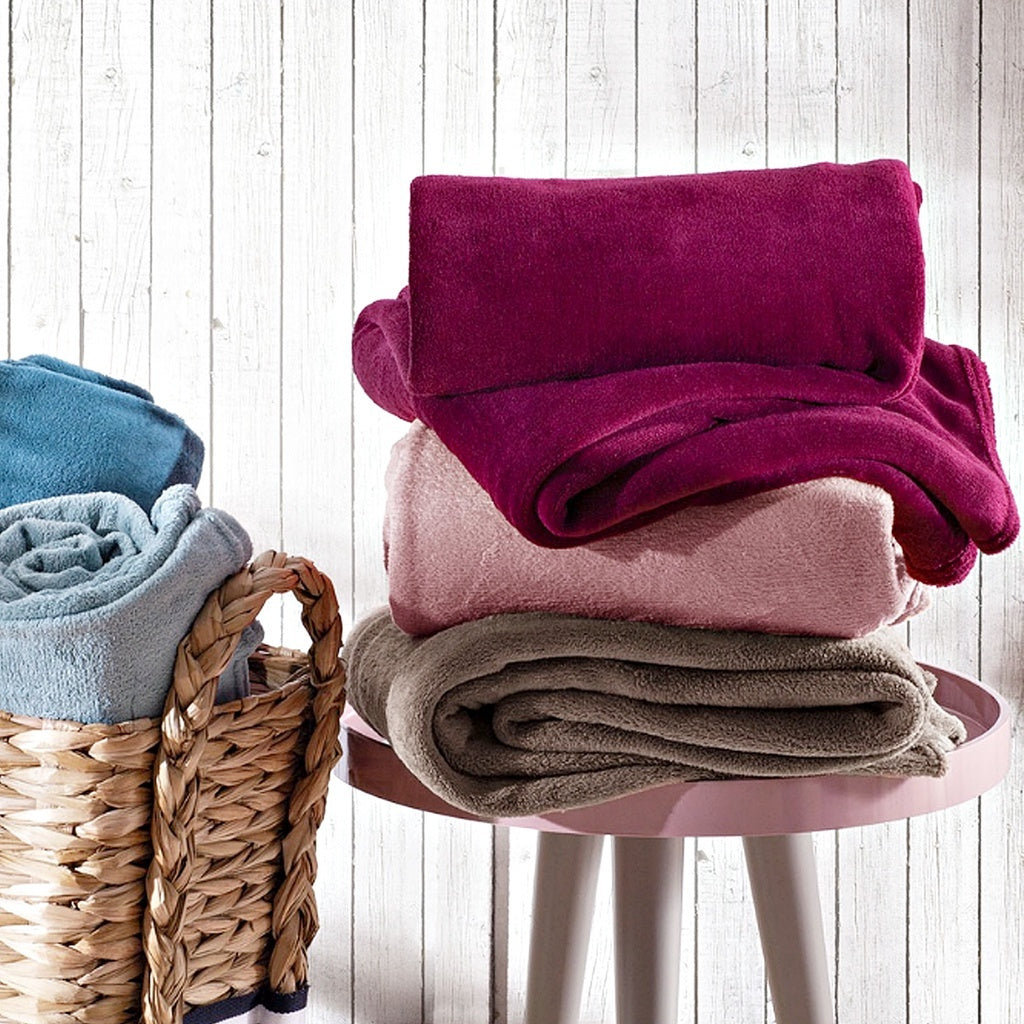 Cobertor Manta Casal Antialérgico 2,00X1,80 Microfibra Lisa Varias Cores