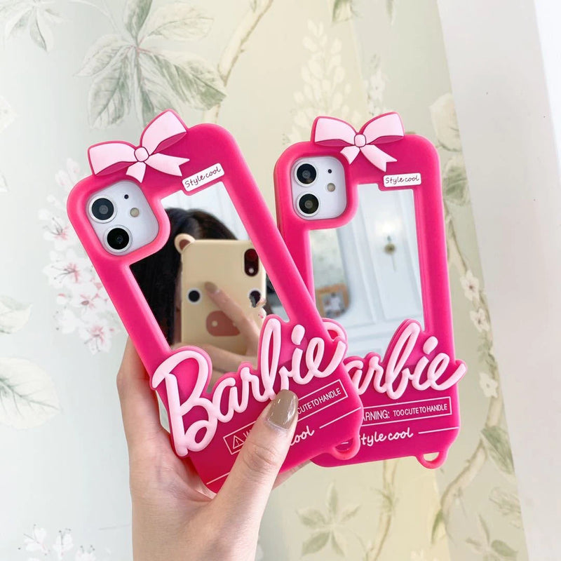 Capinha Iphone Barbie Rosa + Brinde - Edição Especial