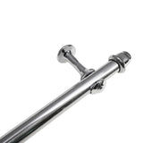 Kit Varão Cortina Aço Cromado 19mm 2m a 3m Fino Resistente Várias Cores – EleganceSteel™