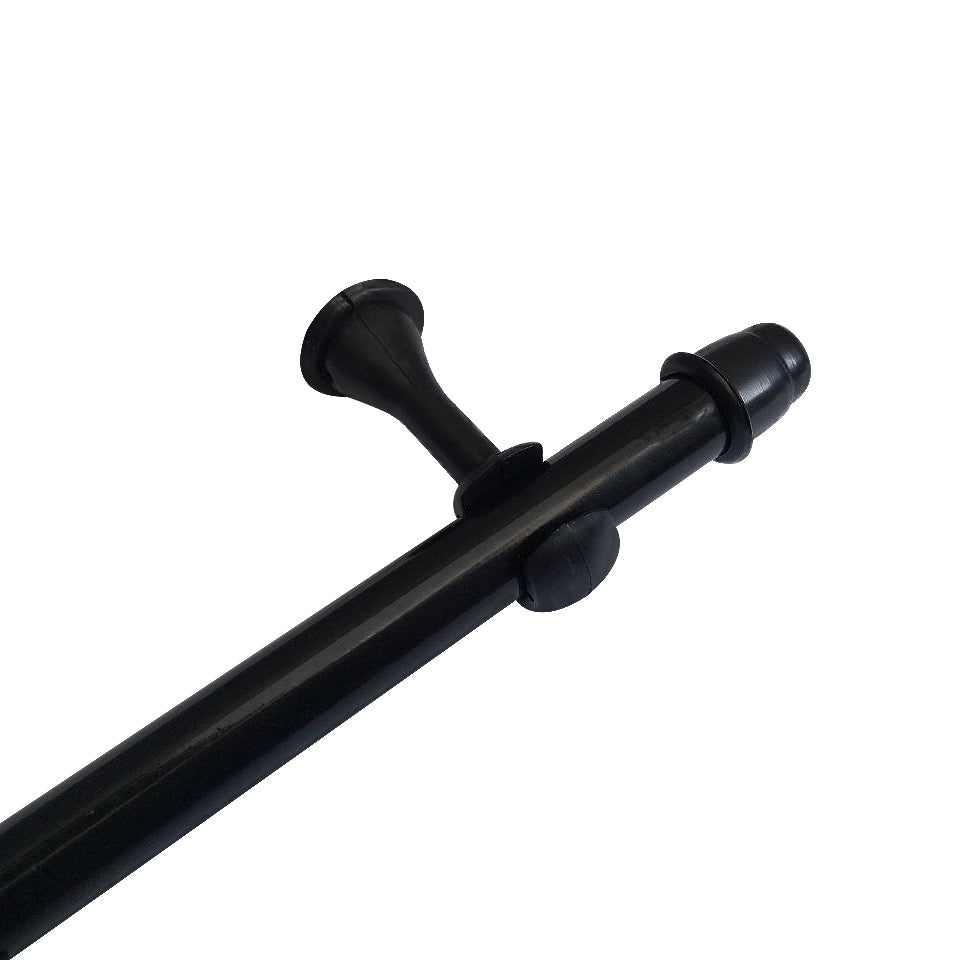 Varão de cortina elegante cromado 19mm para decoração sofisticada