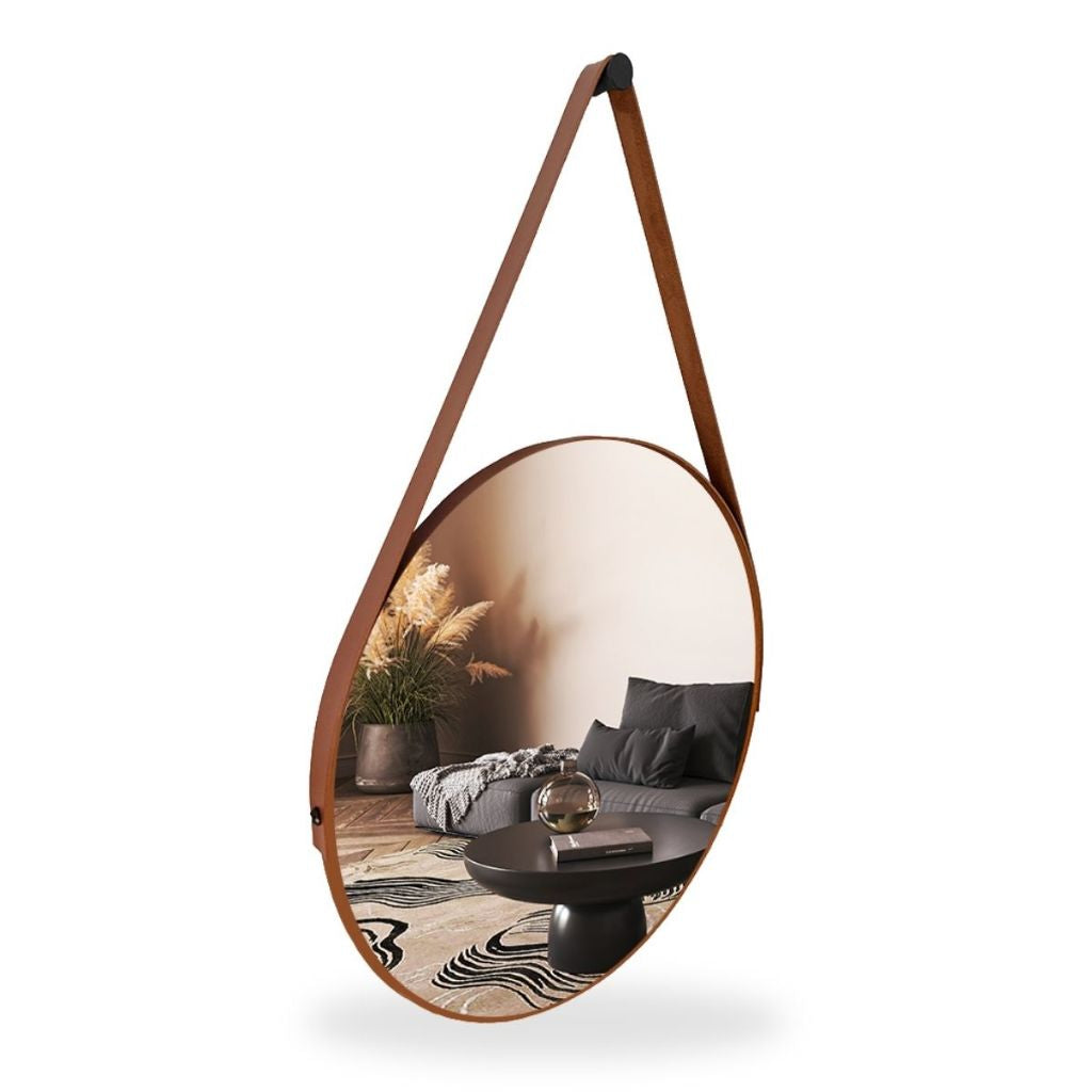 Instalação do espelho LuxAdnet com pendurador incluído