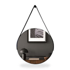 Espelho Adnet com acabamento artesanal e vidro de cristal