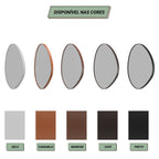 Espelho Lyra™ com estilo retrô-chique em hall de entrada residencial