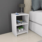 Mesa de Cabeceira Nicho Quarto Bidê Criado Mudo MDF Branco Moderna Compacta – ZenMoble™
