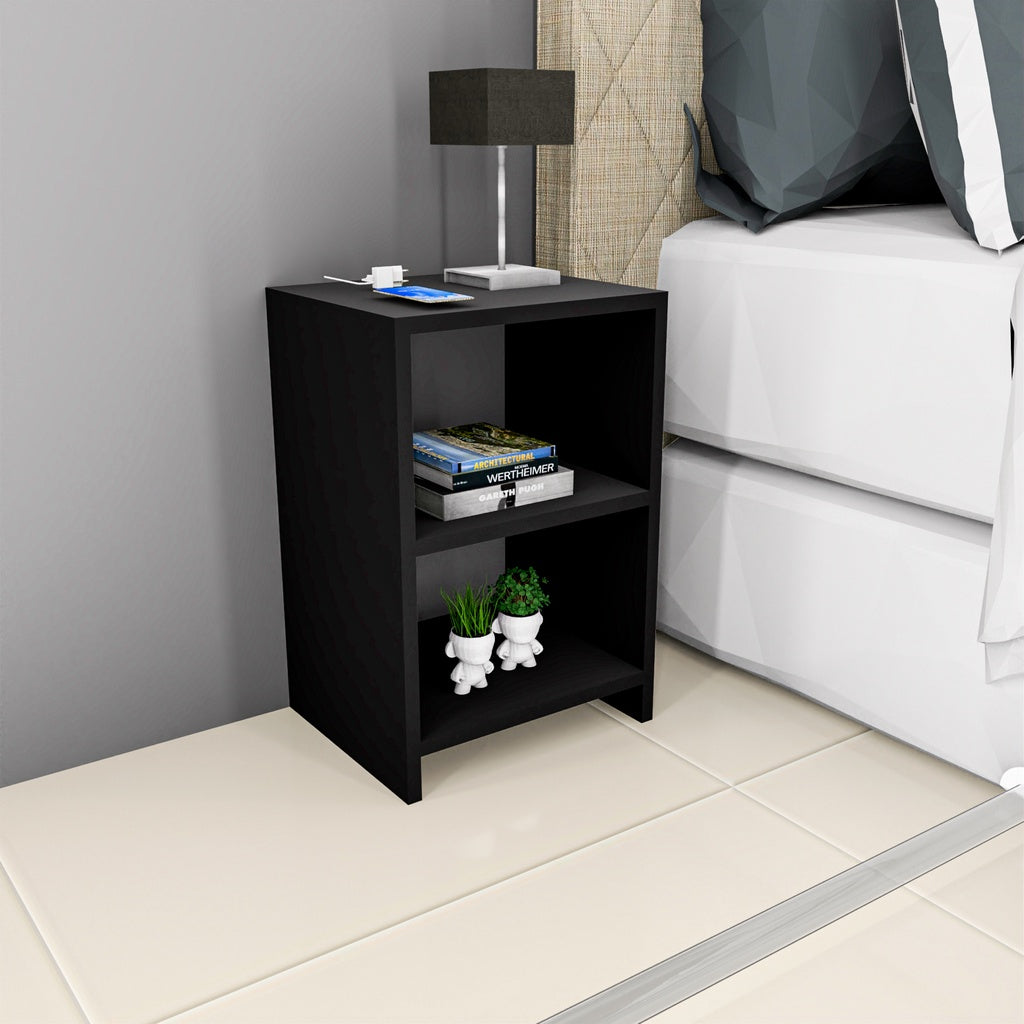 Mesa de Cabeceira Nicho Quarto Bidê Criado Mudo MDF Branco Moderna Compacta – ZenMoble™