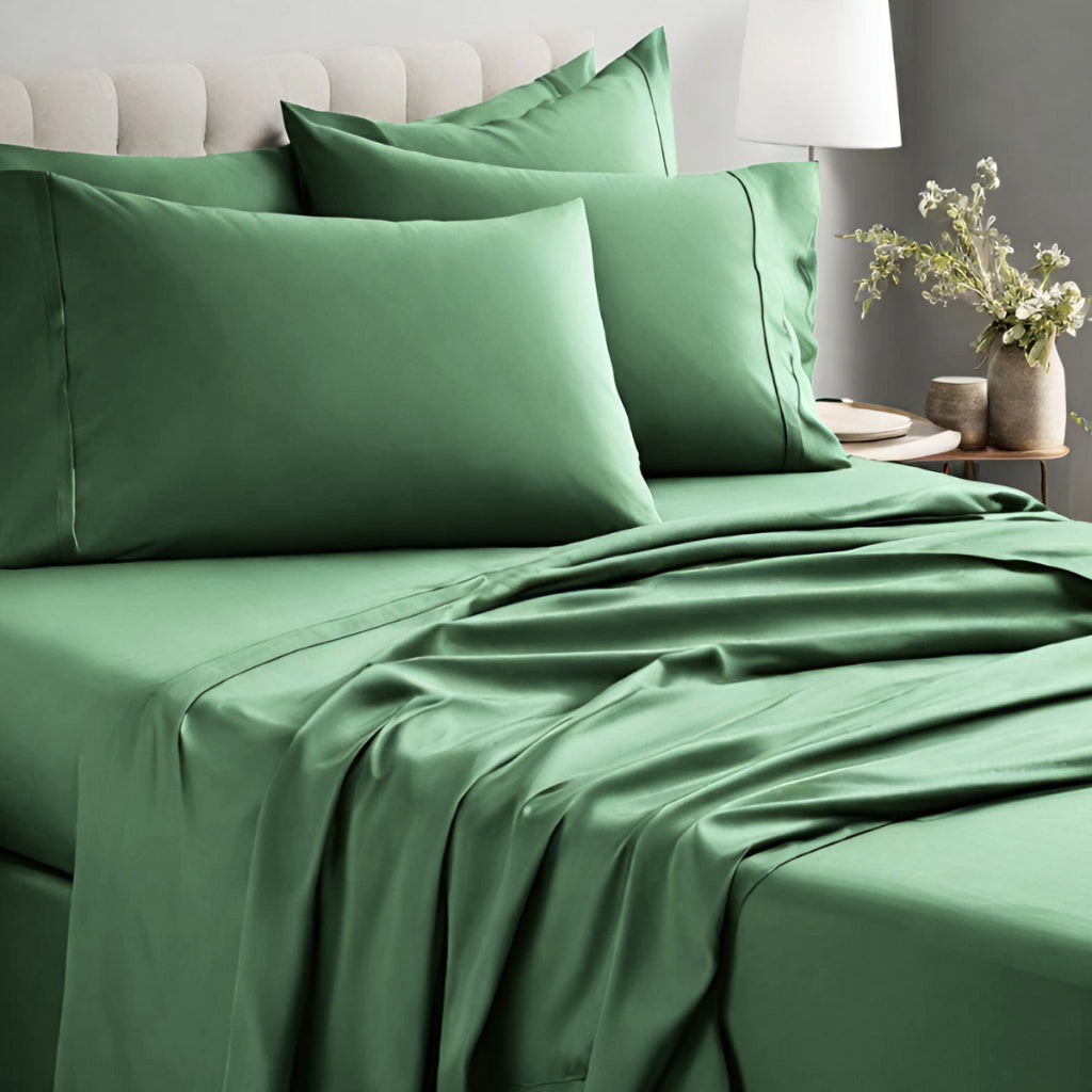 Jogo Lençol 3 Peças Casal Queen 400 Fios Micropercal Toque Suave Elástico Ponto Palito – SoftDream™