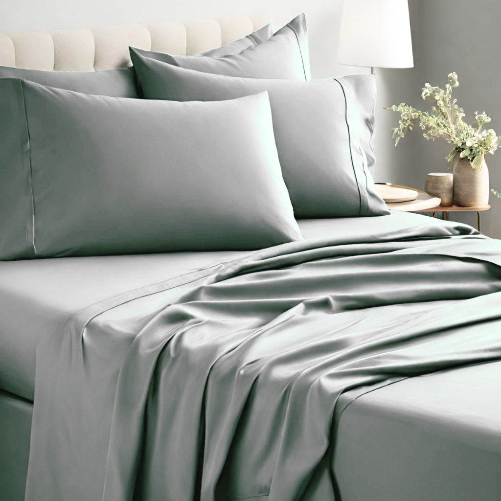 Jogo Lençol 3 Peças Casal Queen 400 Fios Micropercal Toque Suave Elástico Ponto Palito – SoftDream™