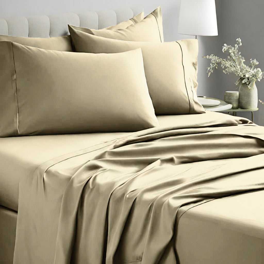 Jogo Lençol 3 Peças Casal Queen 400 Fios Micropercal Toque Suave Elástico Ponto Palito – SoftDream™