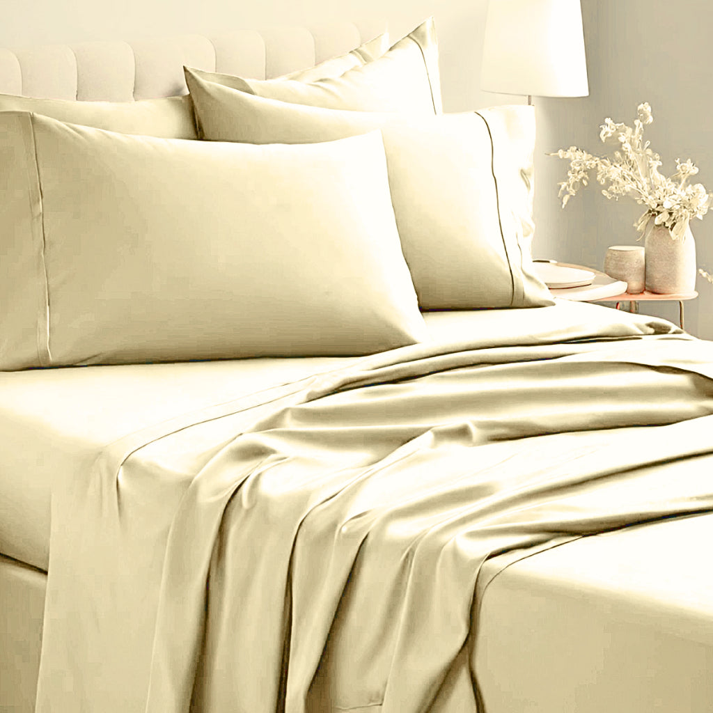 Jogo Lençol 3 Peças Casal Queen 400 Fios Micropercal Toque Suave Elástico Ponto Palito – SoftDream™