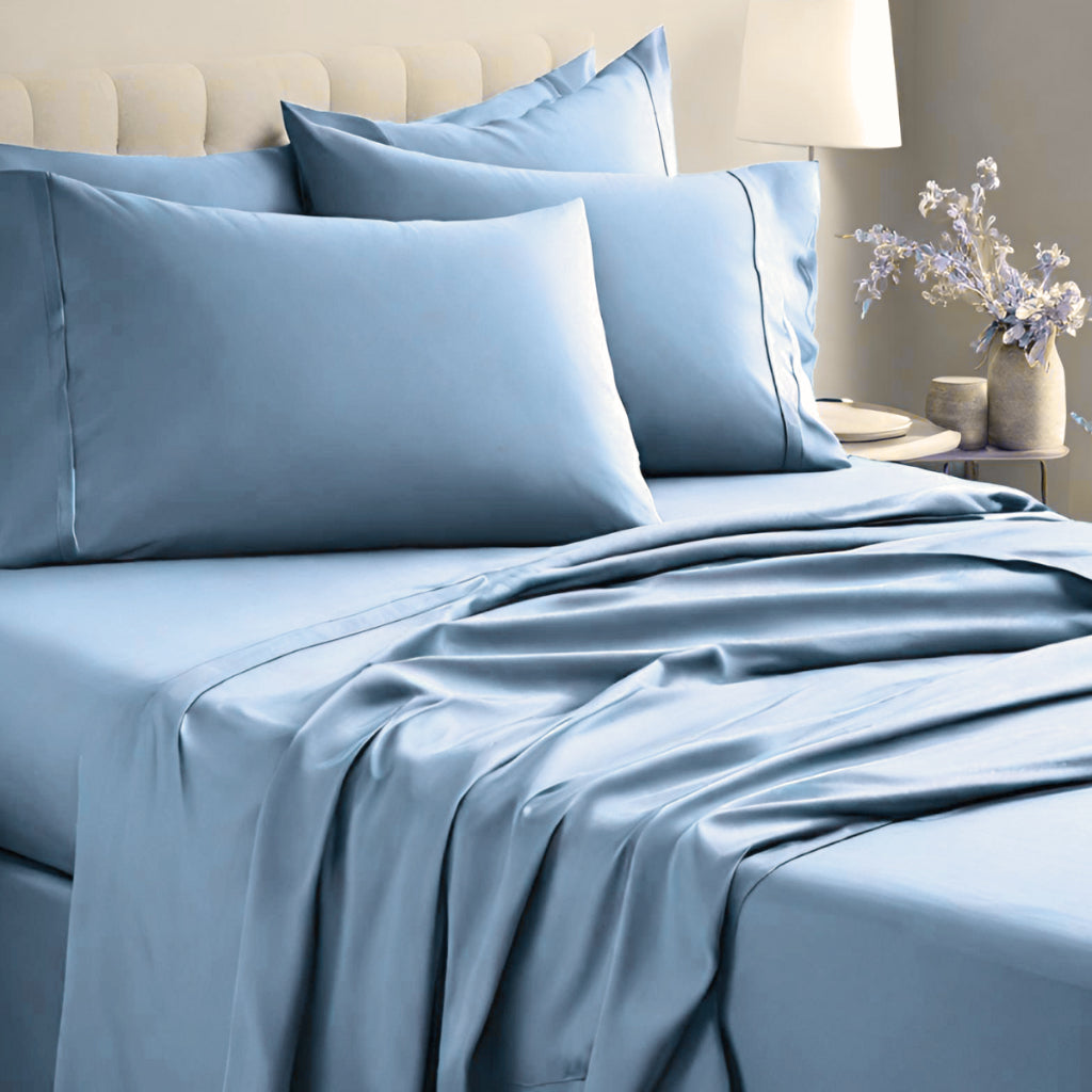 Jogo Lençol 3 Peças Casal Queen 400 Fios Micropercal Toque Suave Elástico Ponto Palito – SoftDream™