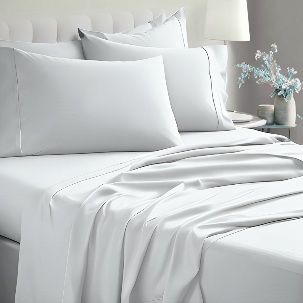 Jogo Lençol 3 Peças Casal Queen 400 Fios Micropercal Toque Suave Elástico Ponto Palito – SoftDream™