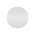 Espelho Redondo 40Cm X 40Cm Lapidado Led COM FONTE Ambiente Moderno Decoração Espelho Quarto