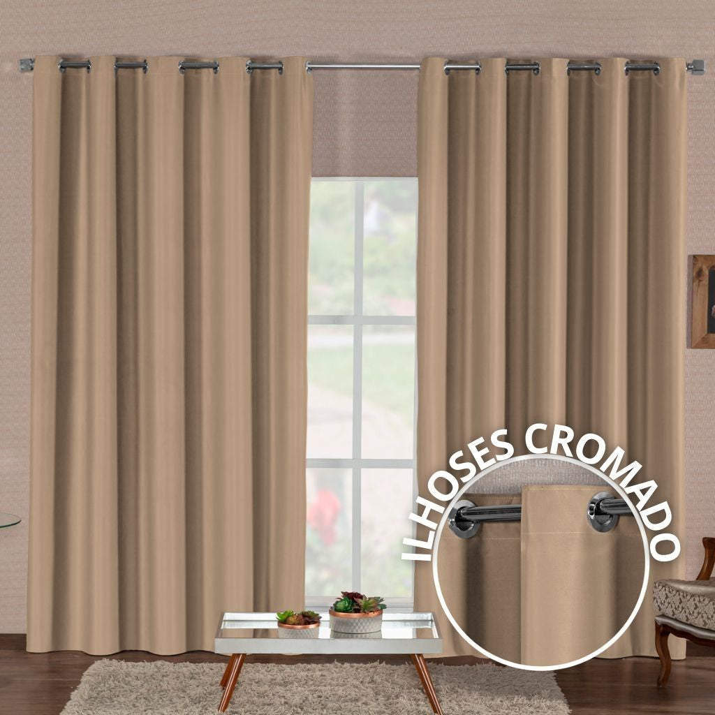 cortina blackout resistente e durável para sala e quarto