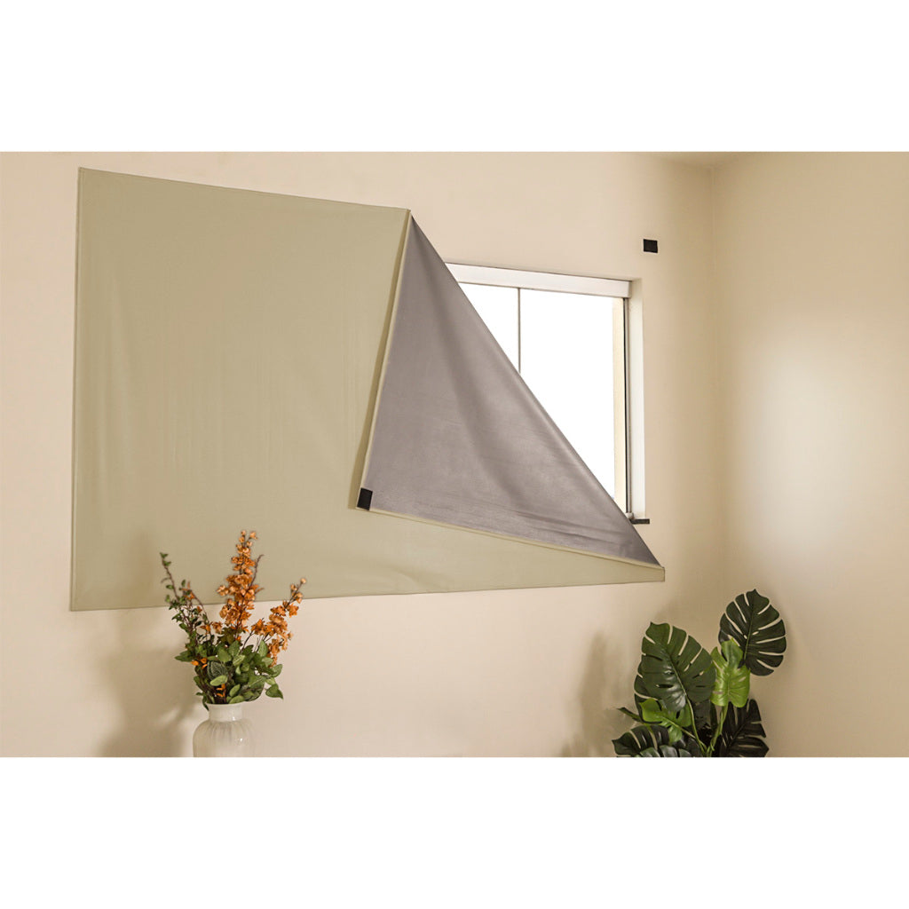 Cortina Painel Blackout com Velcro para Sala Quarto Cozinha Varias Cores