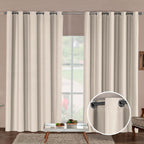 cortina blackout LuxBlock™ com fácil instalação e deslizamento