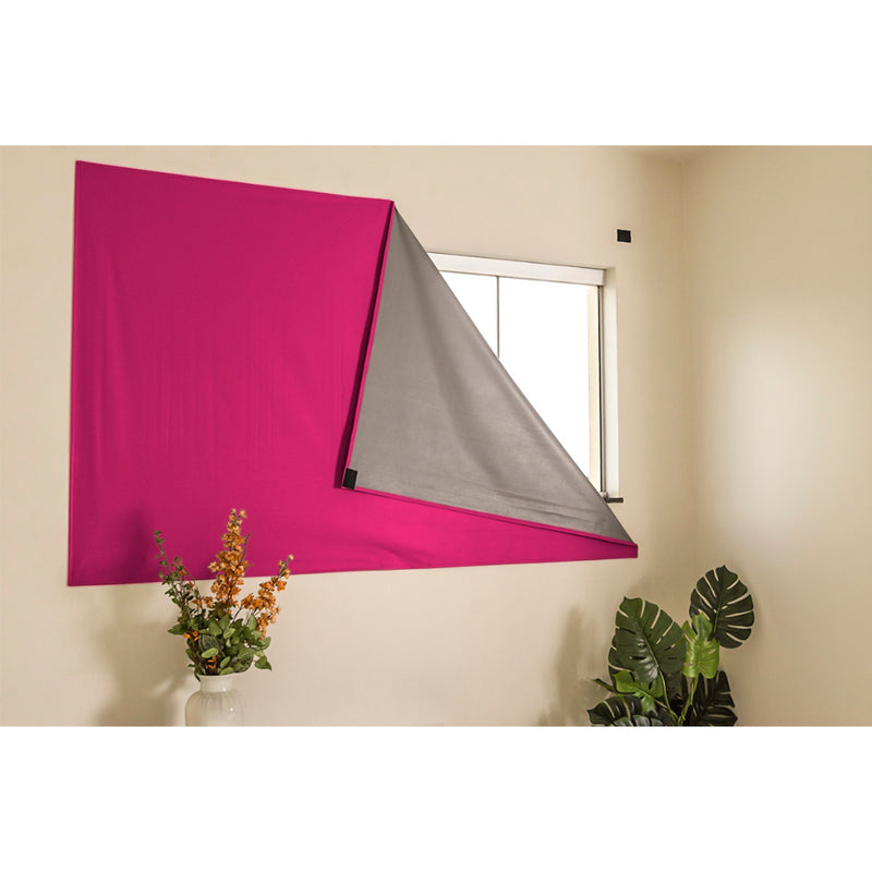 Cortina Painel Blackout com Velcro para Sala Quarto Cozinha Varias Cores