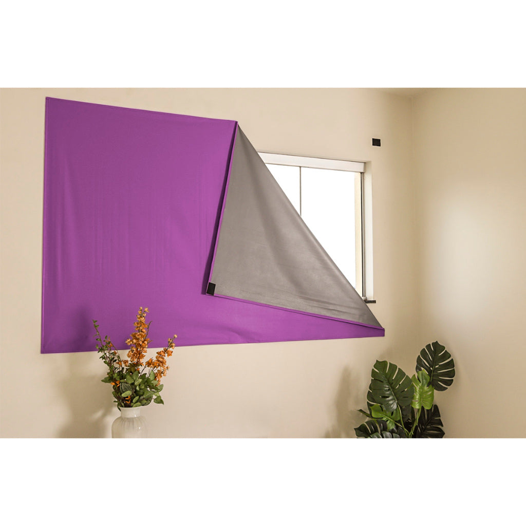 Cortina Painel Blackout com Velcro para Sala Quarto Cozinha Varias Cores