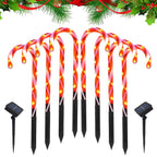 Decoração de Natal - Kit Candy Cane Luz Solar