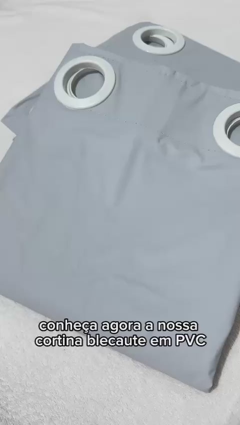 Cortina para Quarto, Cozinha, Sala Blackout Blecaute 2,80 x 2,30 PVC Corta Luz 100%