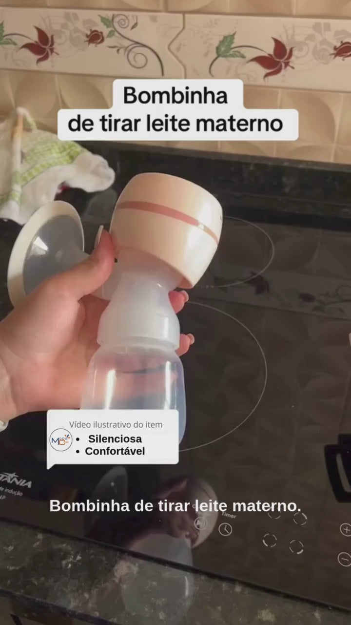 Bomba Tira Leite Portátil Recarregável Automática Extratora Elétrica para Amamentação Materno LactoBelle™